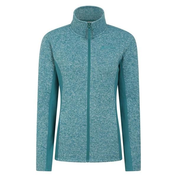 Mountain Warehouse Womens/Ladies Idris Panelled Fleece Jacket - Teal - 