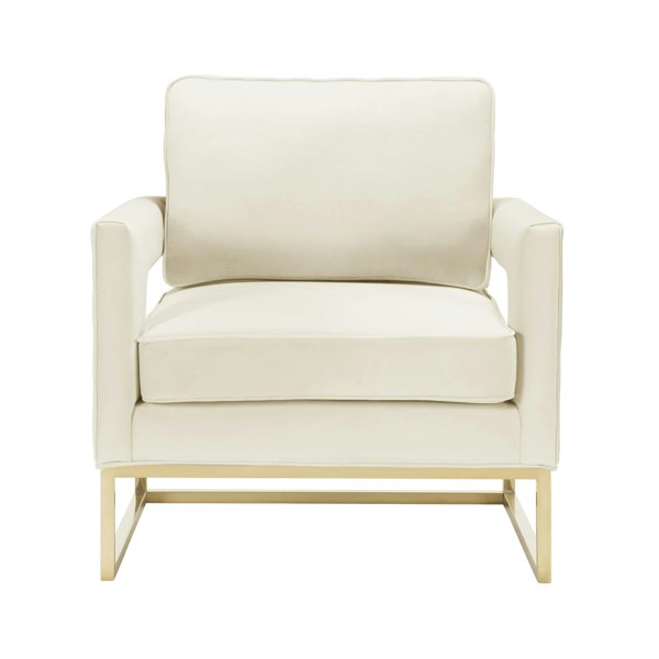 Furniture Edit Avery Cream Velvet Chair