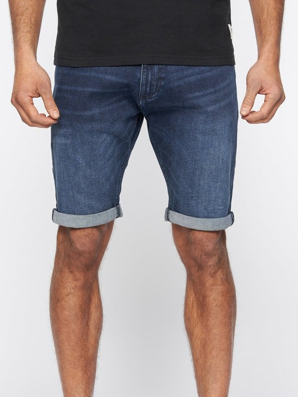 Duck and Cover Zeki Shorts Dark Wash