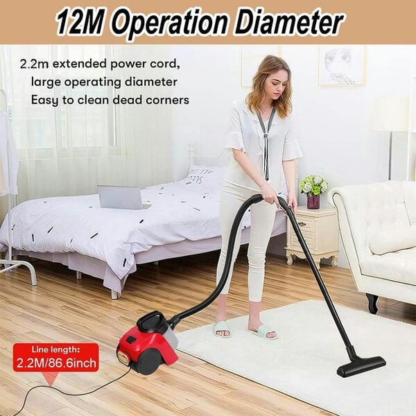 Havendro Bagless Cylinder Vacuum Cleaner 1000W Compact Lightweight Powerful Cyclonic Vac