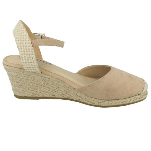 Savannah Ladies Savannah Mid Rope Wedge Espadrilles F2274