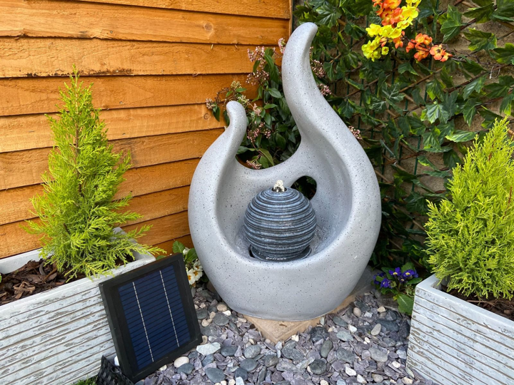 Tranquillity Water Features Abstract Flame Solar Water Feature