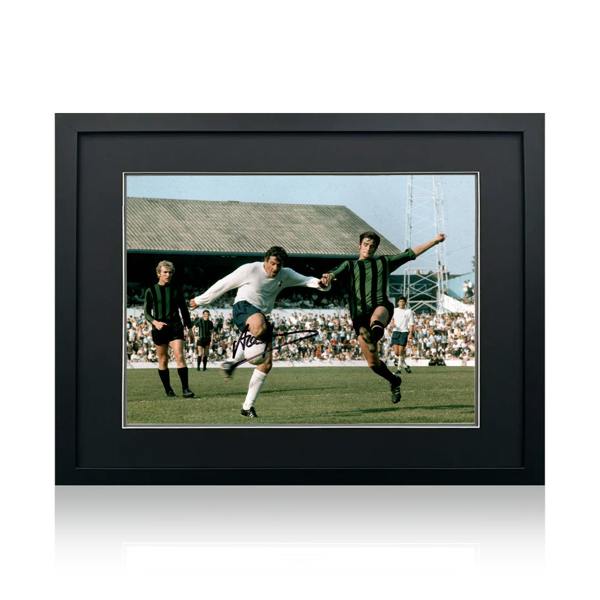 Alan Mullery Signed Tottenham Hotspur Image 4 Deluxe Mount Frame