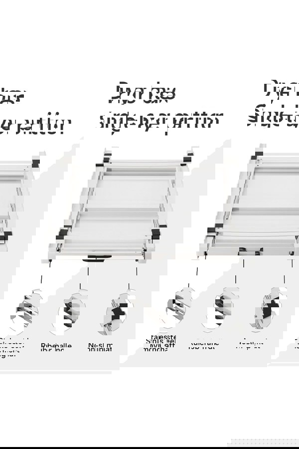 Living and Home Bathroom Dryer Washing Machine Stacking Kit