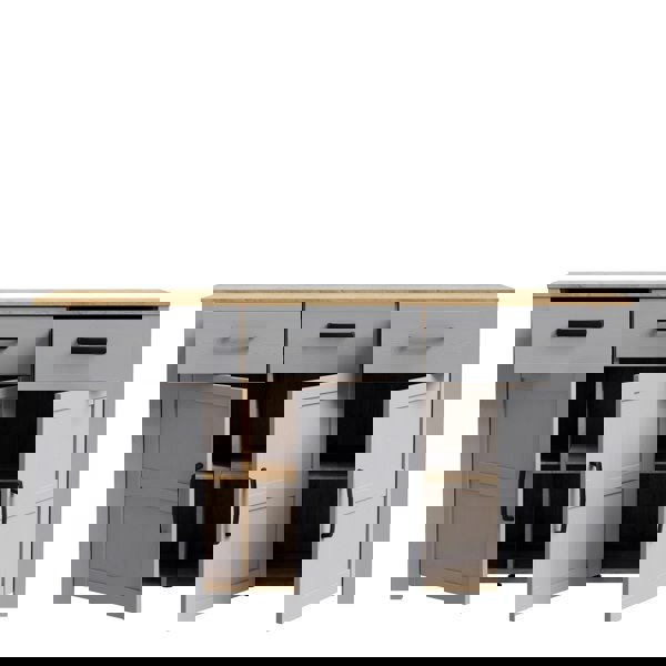 Furniture To Go Bohol Sideboard in Riviera Oak/Grey Oak