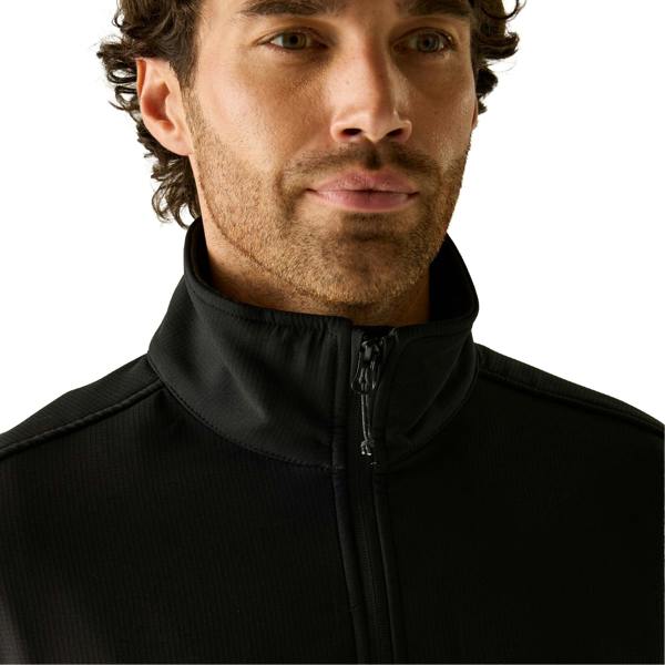 Regatta Professional Unisex Adult Recyclable Soft Shell Jacket - Black - 