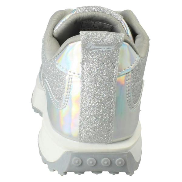 Pineapple Girls Pineapple Sparkly Glitter Casual Lace Up Trainers H2682