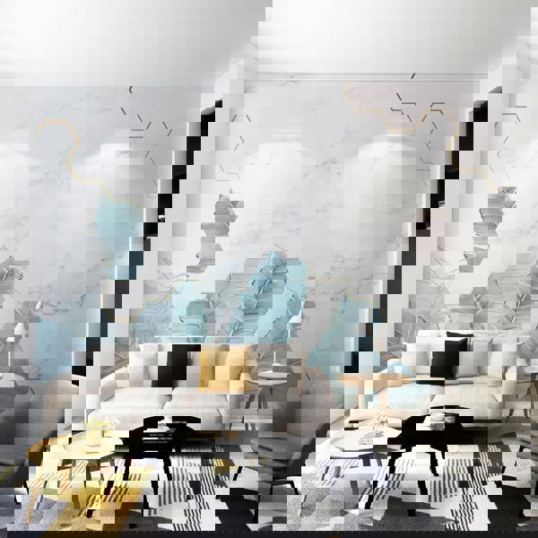 De Stijl Wallpaper, Lotus Leaf-Weilai-Weilai Concept