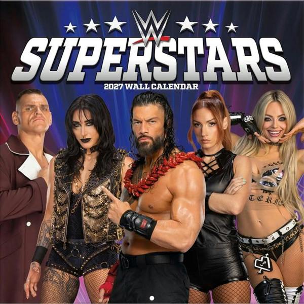 WWE Superstars Calendar 2027, Wall Calendars, Month To View, Sports, Gift
