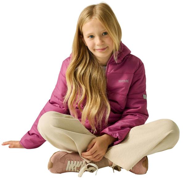 Regatta Childrens/Kids Halkner Padded Jacket - Violet - 