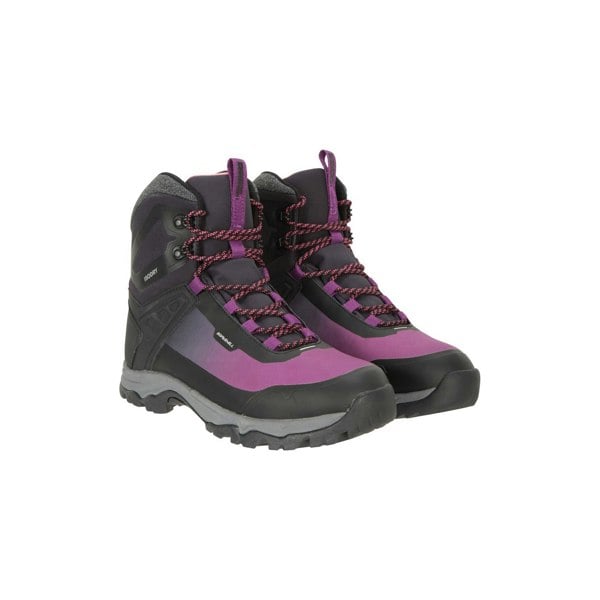 Mountain Warehouse Womens Polar Boots - Black/Purple