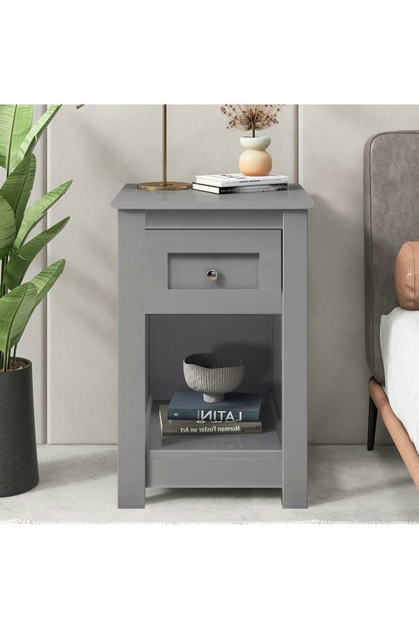 Living and Home One Drawer Small Side Table