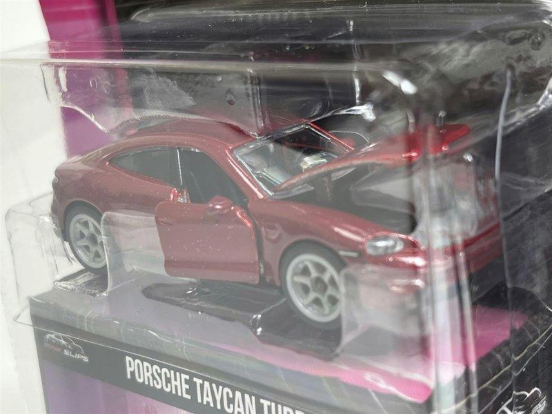 Jada Porsche Taycan Turbo S Red 1:64 Scale Pink Slips Jada 213291000