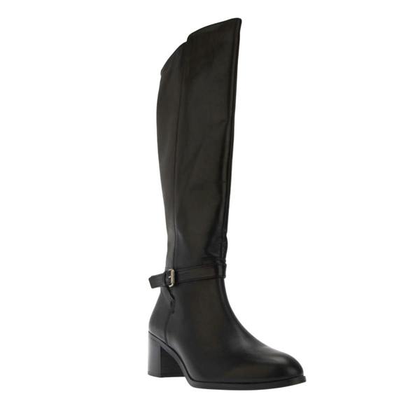 Dune London Womens/Ladies Trusti Casual Leather Knee-High Boots - Black - 