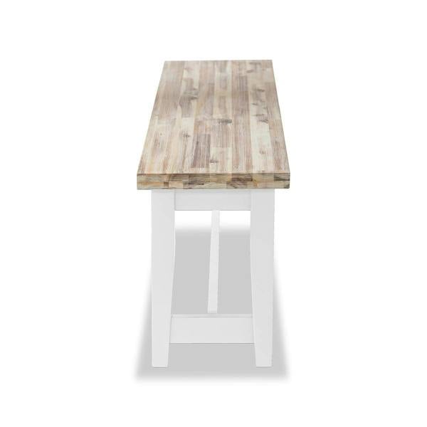 Statement Furniture Florence Solid Acacia Hardwood Dining Bench 140cm Long