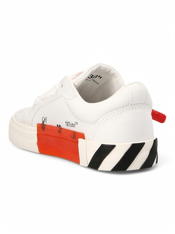 Off - White Vulc Low White Black (Kids) - Supplied FashionOFF WHITE