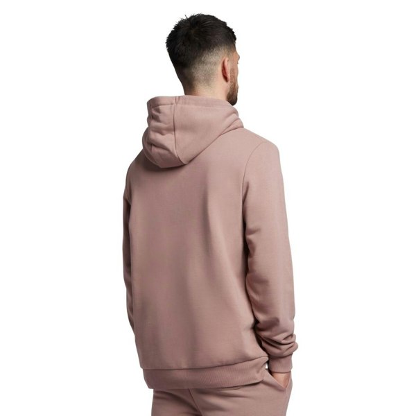 Lyle & Scott Branded Hutton Pull-over Hoodie - Pink