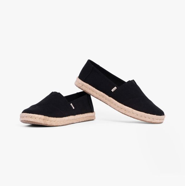 TOMS ALPARGATA ROPE 2.0 Womens Espadrilles Black
