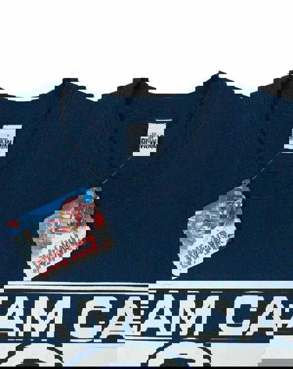 Marvel Mens Blue Captain America Short Sleeved T-Shirt