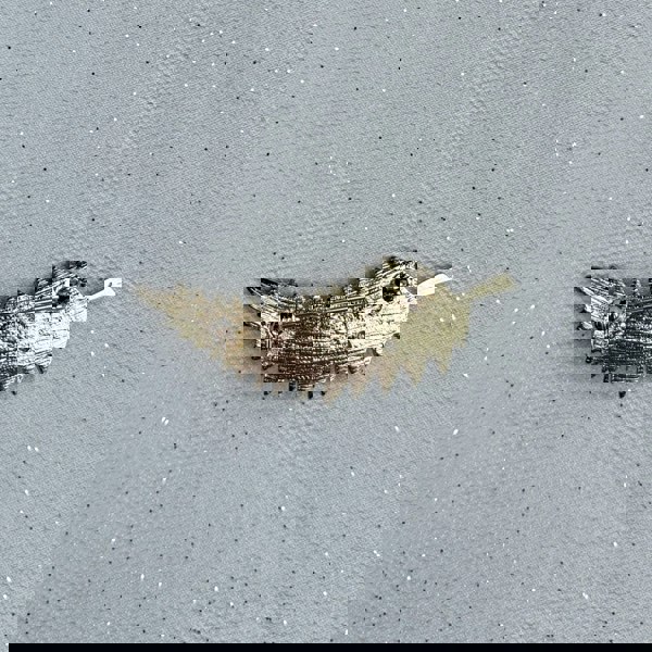 Leaf brooch, gold tone fern design, textured detailing, single white faux pearl accent, vintage inspired jewellery, elegant statement accessory, nature themed brooch, classic gift for her
