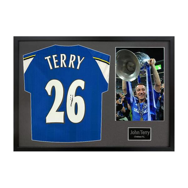 John Terry Signed Chelsea Shirt Classic Frame