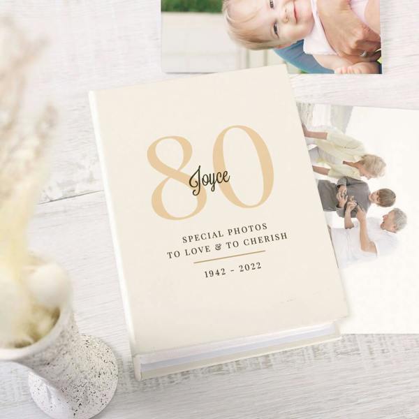 Personalised Big Birthday Photo Album - lifestyle shot