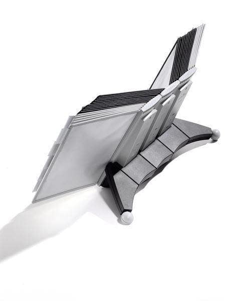 Durable SHERPA TABLE Extension Set | Module and 10 Panels | A4 Black & Grey