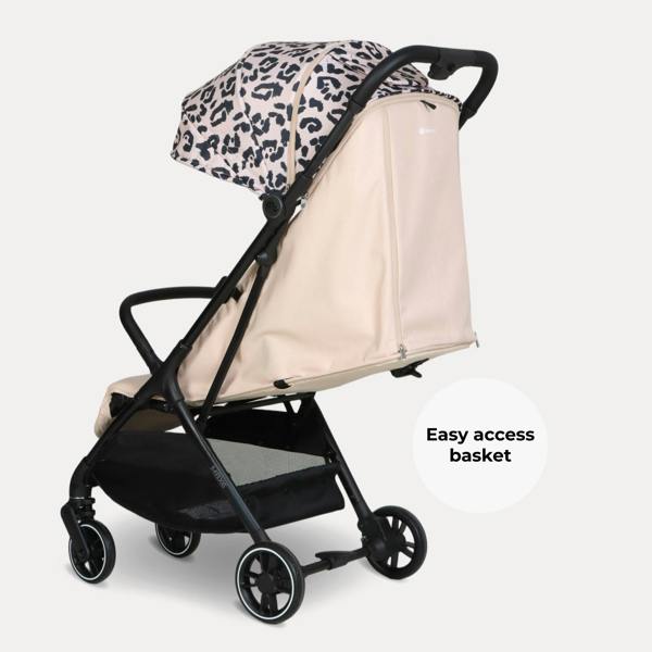 My Babiie MBX6 Compact Stroller - Fawn Leopard