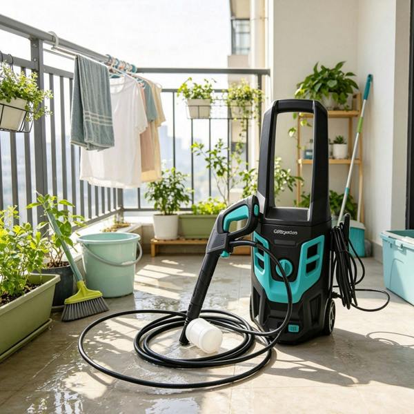 Gr8 Garden 1600W Pressure Washer 130 Bar Portable Jet Wash Patio Car Cleaner Complete Kit