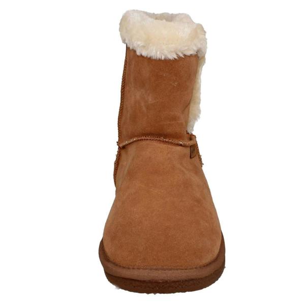 Hush Puppies Ladies Hush Puppies Fur Trim Slipper Boots Ashleigh