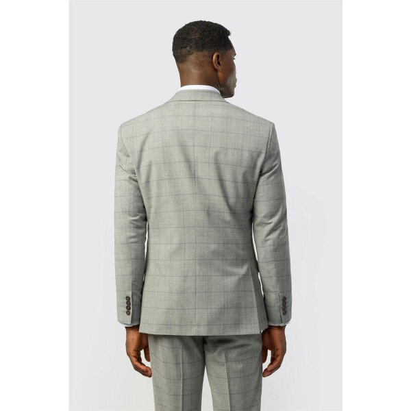 Ted Baker Slim Fit Grey Check Jacket