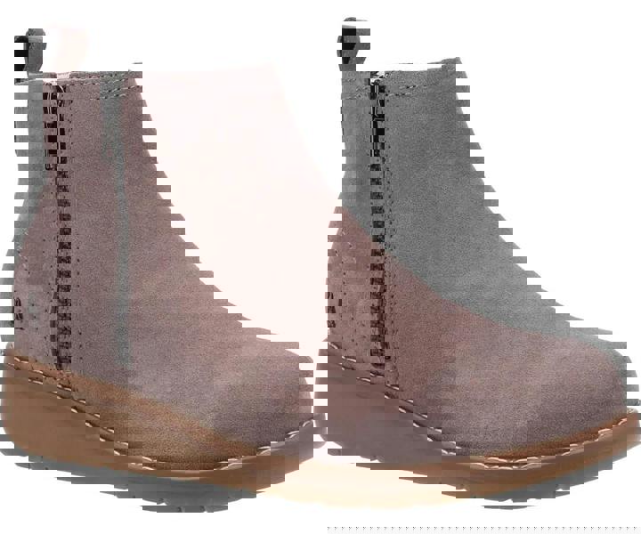 Hush Puppies Libby Womens Wedge Heel Casual Zip-Up Ankle Boots