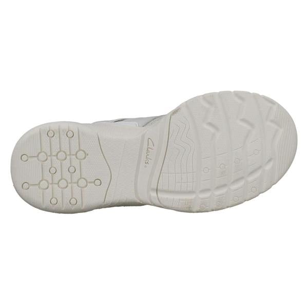 Clarks Kids Clarks Lace Up Sports Trainers Feather Pace O
