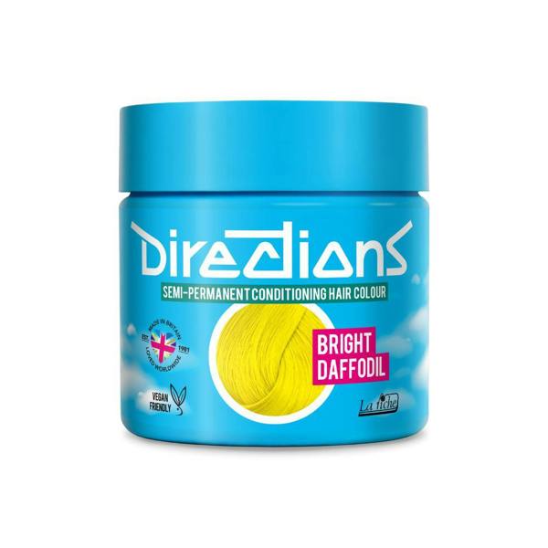 Directions 6 x La Riche Directions Semi-Permanent Hair Color 100ml Tubs - Bright Daffodil