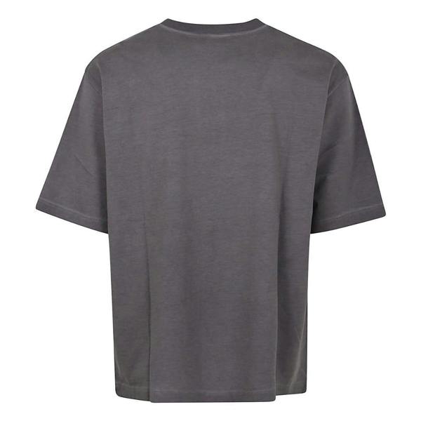 DSquared2 Mens Best Fade Cartoon Logo Loose Fit T-Shirt - Charcoal Grey - 