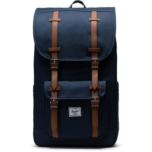 Herschel Bags Herschel Little America Polyester Unisex Adults Blue Backpack - Large