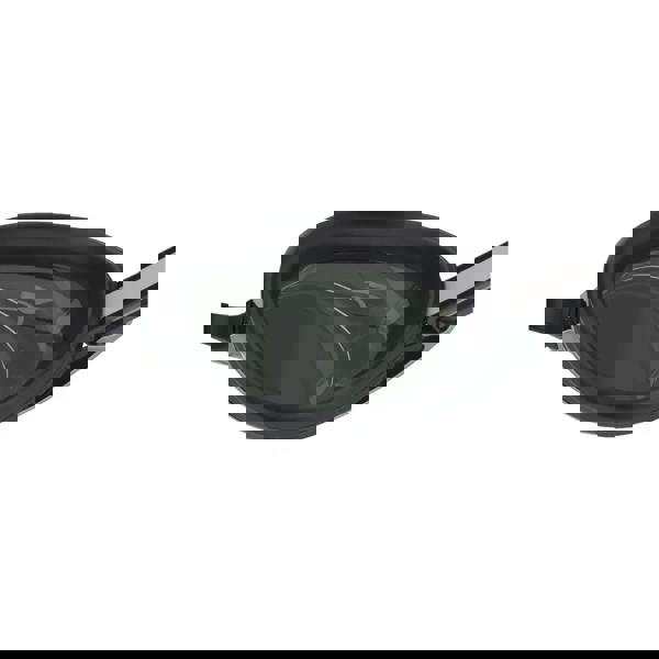 Speedo Vanquisher 3.0 mirrored swim goggle in black silver with clear lenses