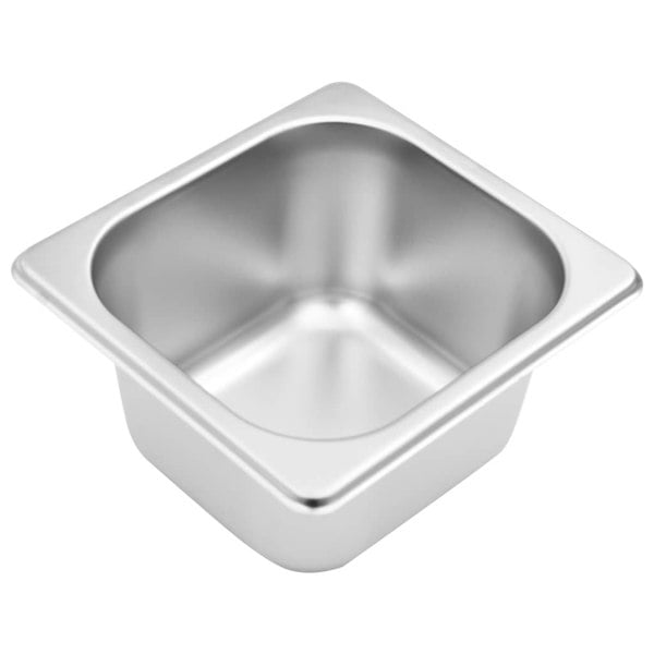 Berkfield Gastronorm Container Holder with 5 GN 1/6 Pan Stainless Steel