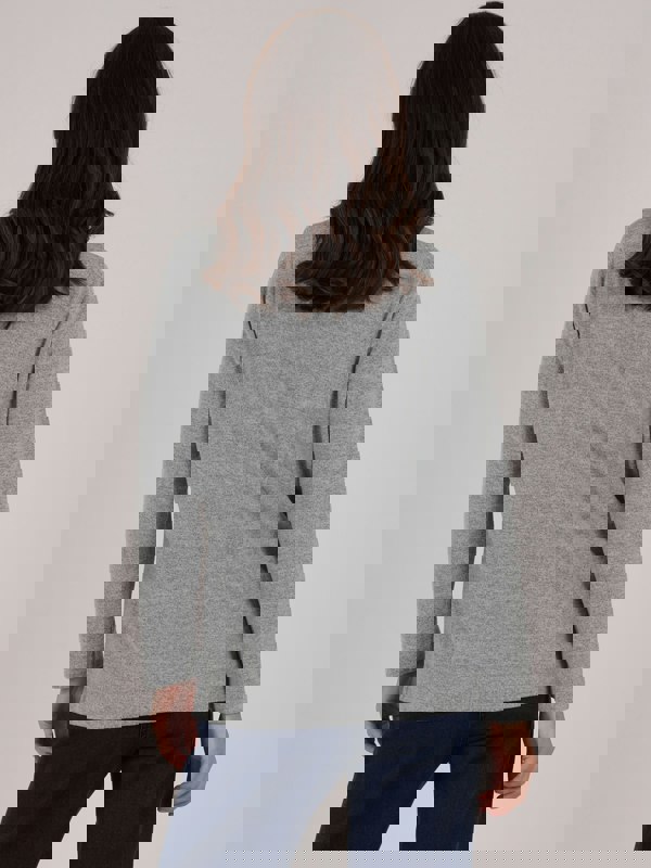 TIGI-Wear Button Wrap Collar Top