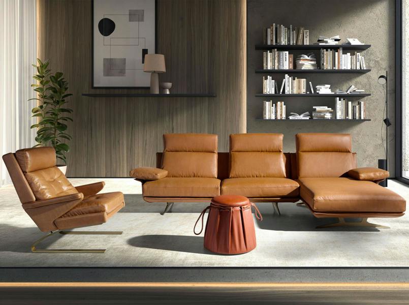Angel Cerdá Camel Leather Armchair 5157