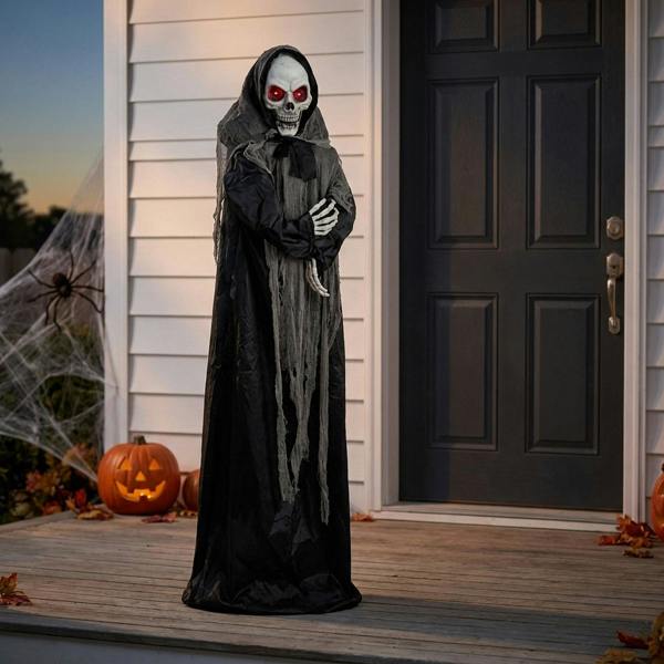Garden Greatness 6ft Animated Spine-Chilling Skeleton Decoration