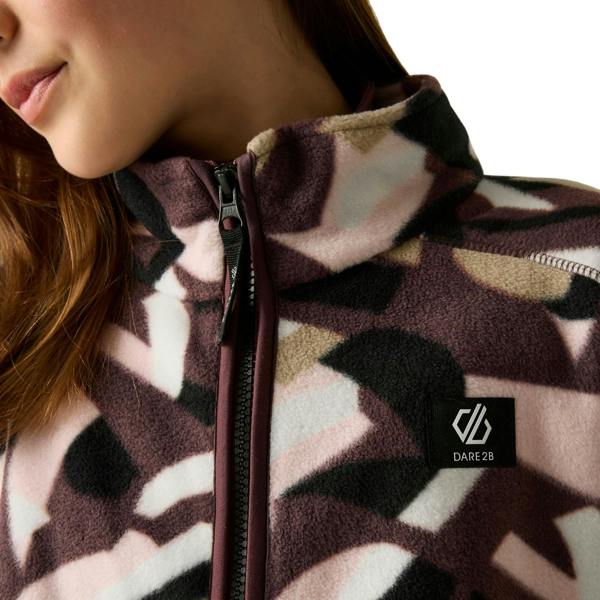 Regatta Childrens/Kids Wing It Abstract Full Zip Fleece Jacket - Huckleberry - 