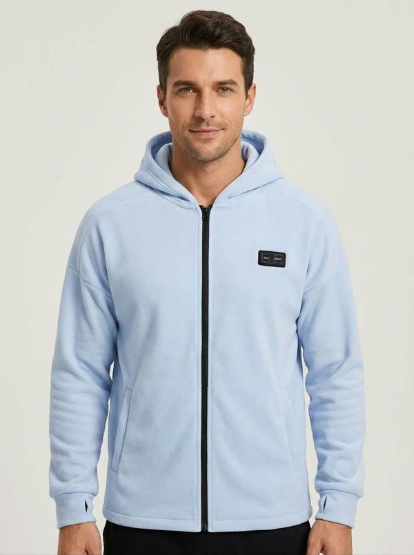 Anniou Men's Full-Zip Heated Hoodie