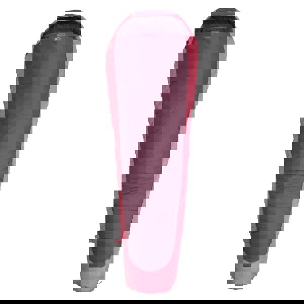 Mountain Warehouse Microlite 500 Mid Season Right Zip Sleeping Bag - Burgundy