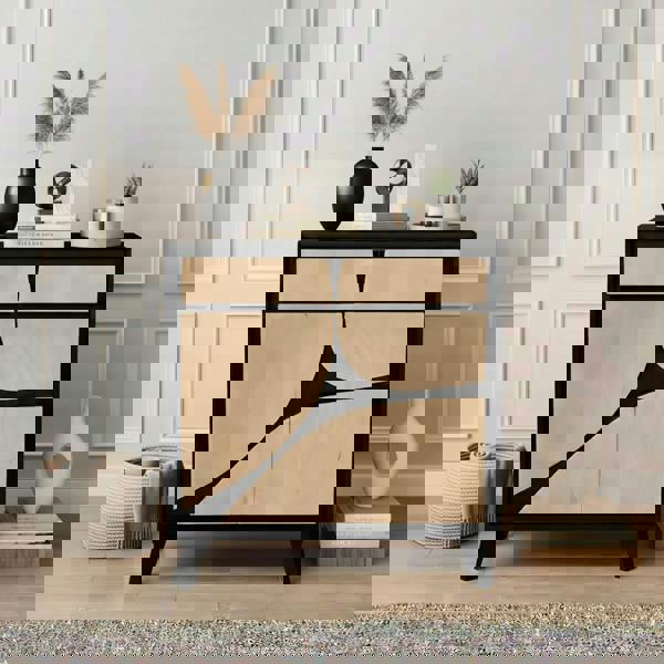 IH Design Dusk Mango Wood medium Sideboard with 2 drawers