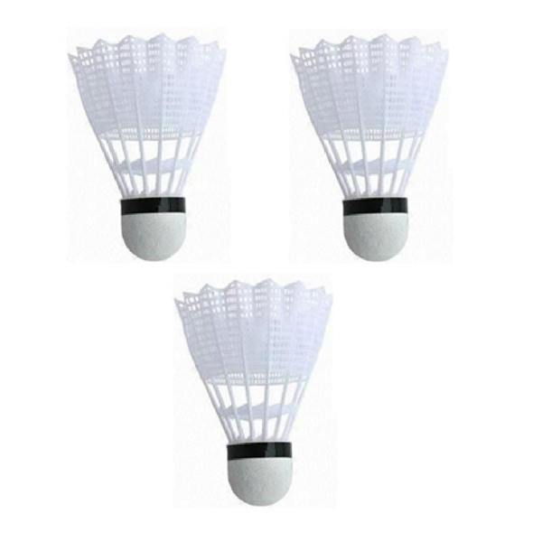 Rexco Badminton Set 4 Player Rackets Shuttlecocks Heavy Duty Poles Net Bag Garden Game