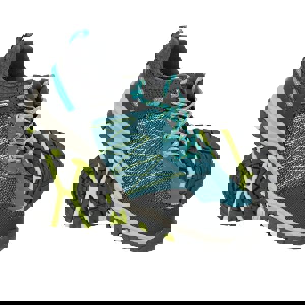 Mountain Warehouse Childrens/Kids Stampede Waterproof Suede Walking Shoes - Two Tone Green