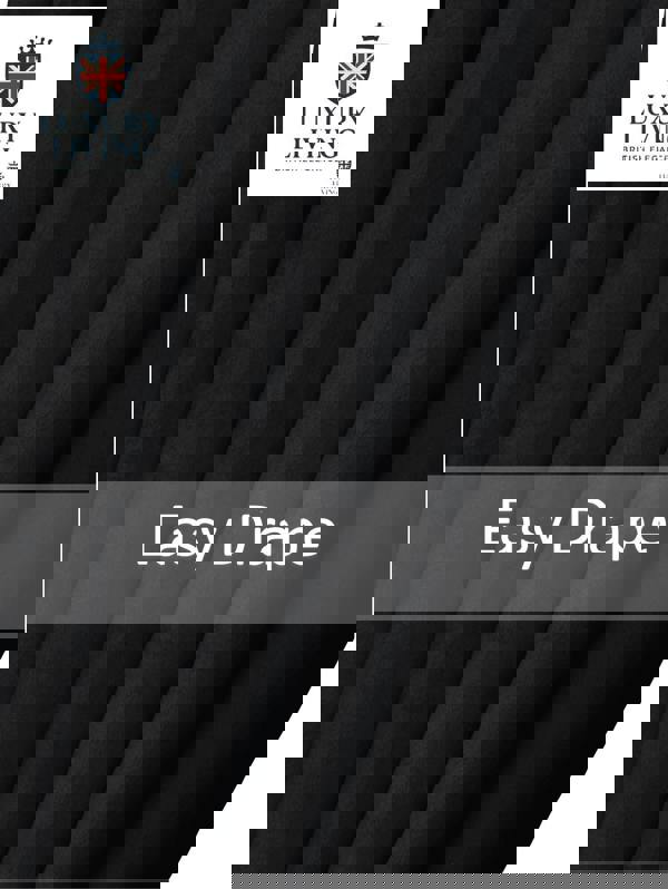 Luxury Living Triple Woven Blackout Velvet Diamante Ring Top Curtains