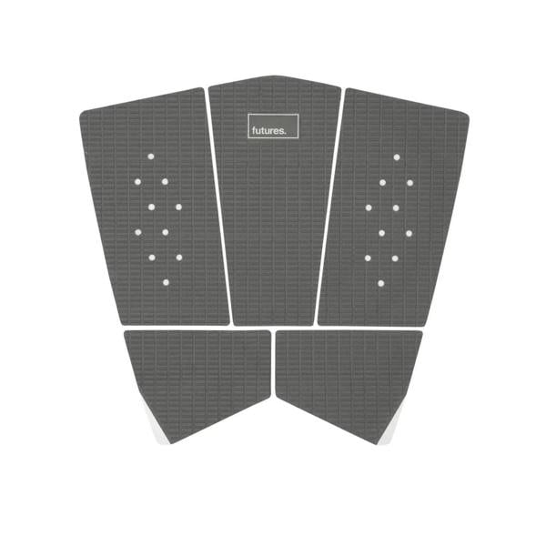 Futures Seafury Fish Surfboard Traction Pad Grey