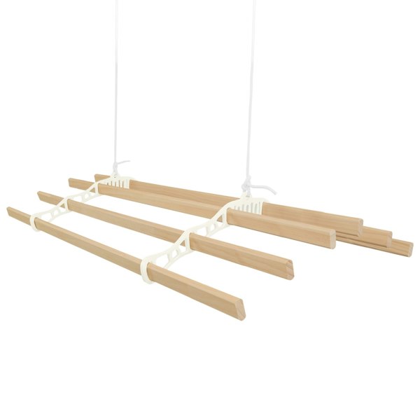 Monstershop Clothing Airer Ceiling Pulley - Ivory - 2.4m